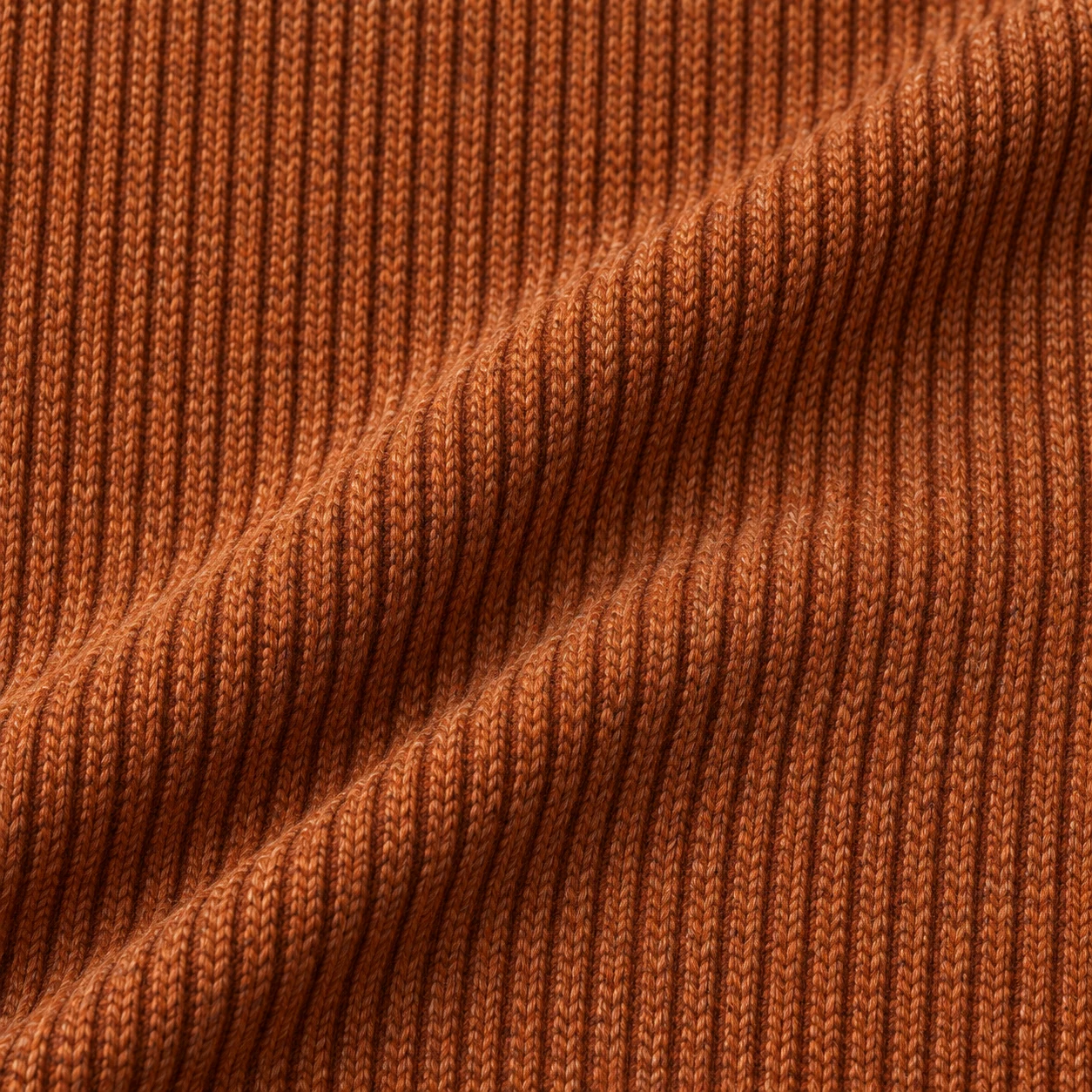 Rust Ribbed Texture 面料参考