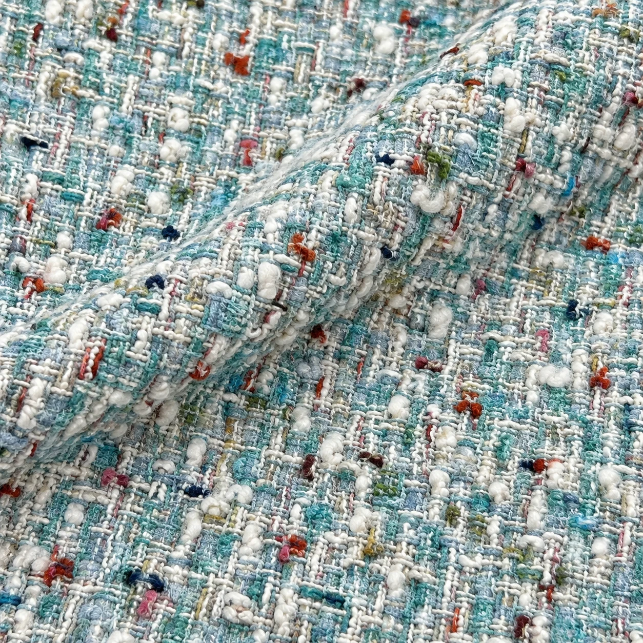 Tweed · Sea Glass Bouclé 面料参考