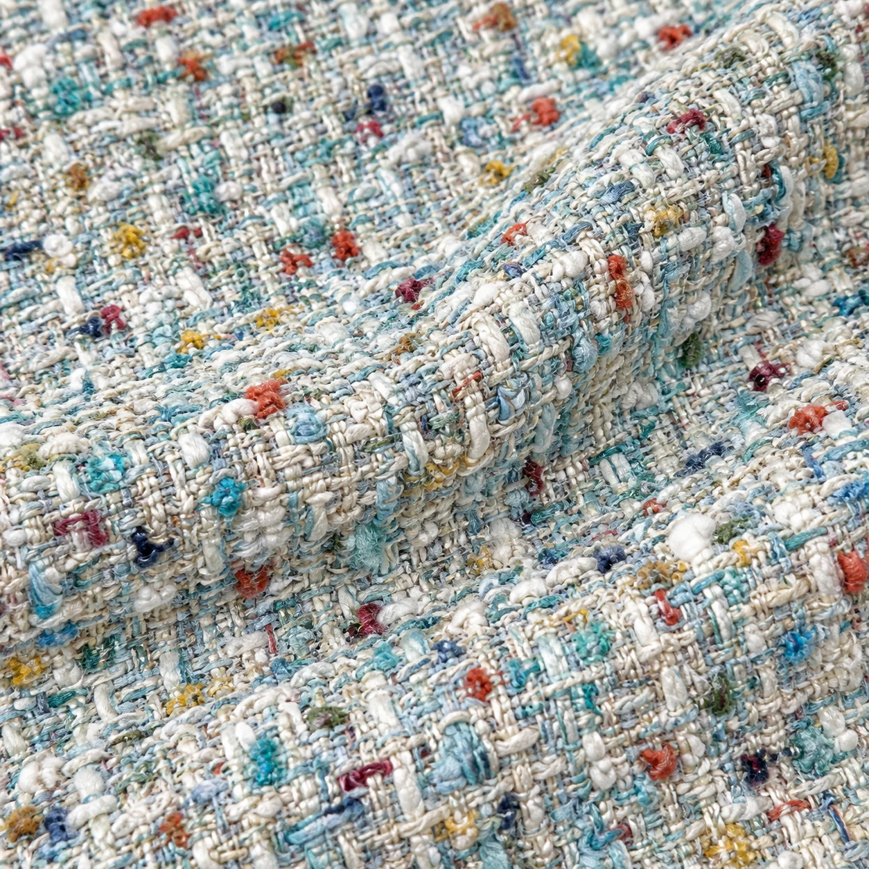 Tweed · Multicolor Bouclé 面料参考